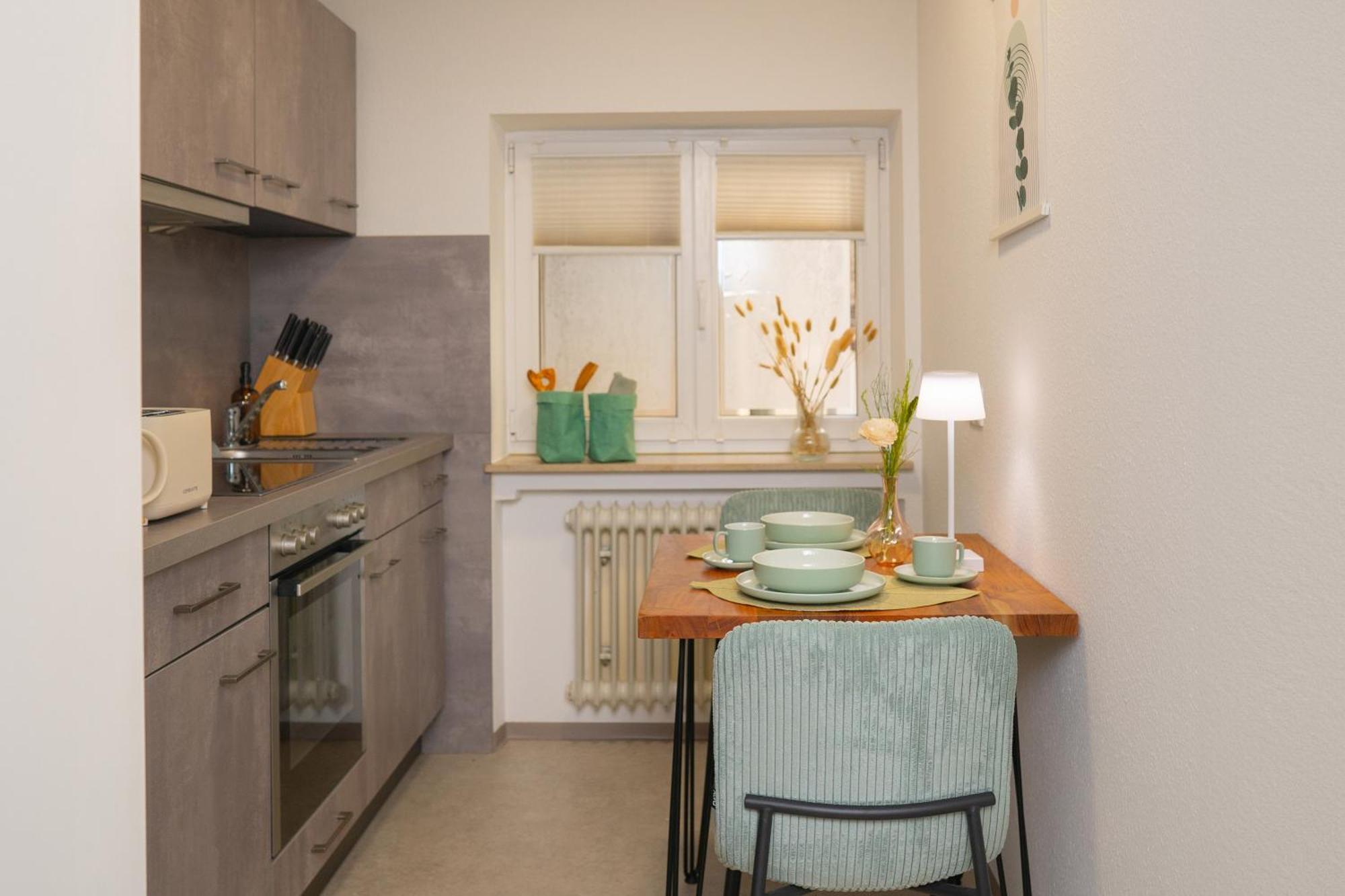 רידלינגן Einzigartiges Scandi Apartment - Innenstadt Mit Parkplatz, Balkon & Wlan - Perfekt Fuer Radfahrer מראה חיצוני תמונה
