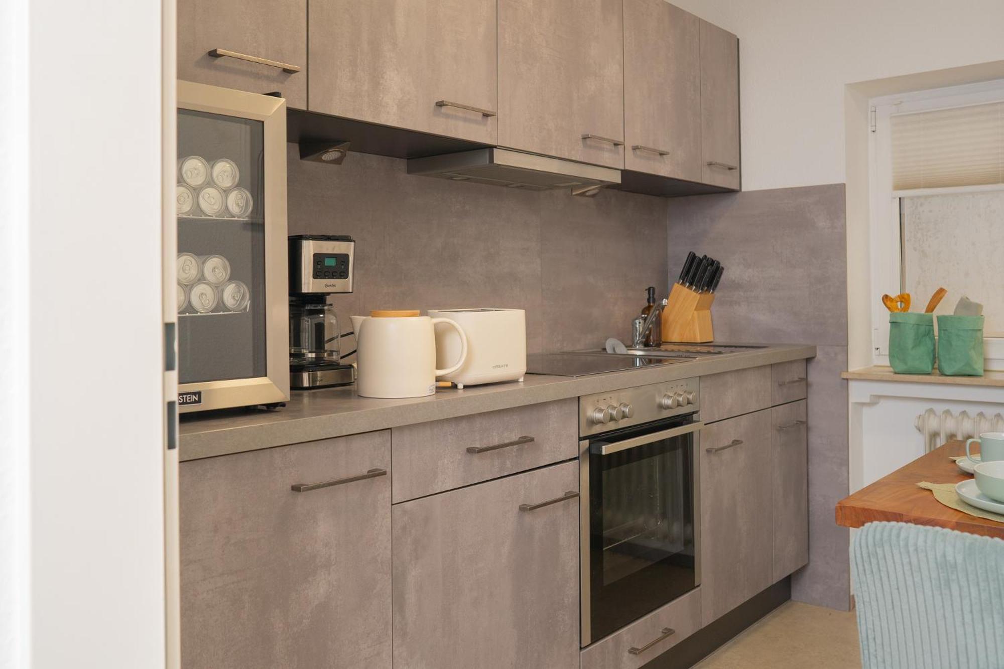 רידלינגן Einzigartiges Scandi Apartment - Innenstadt Mit Parkplatz, Balkon & Wlan - Perfekt Fuer Radfahrer מראה חיצוני תמונה